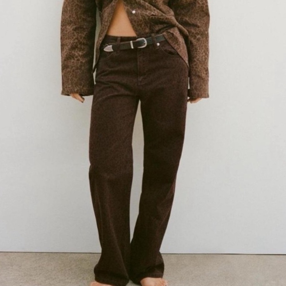 Zara Cheetah Jeans